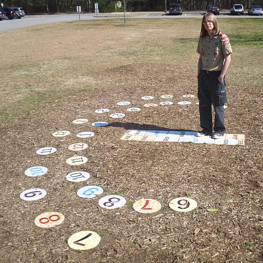 [ 'Eagle Scout' project at Alanton Elementary School, in Virginia Beach ]