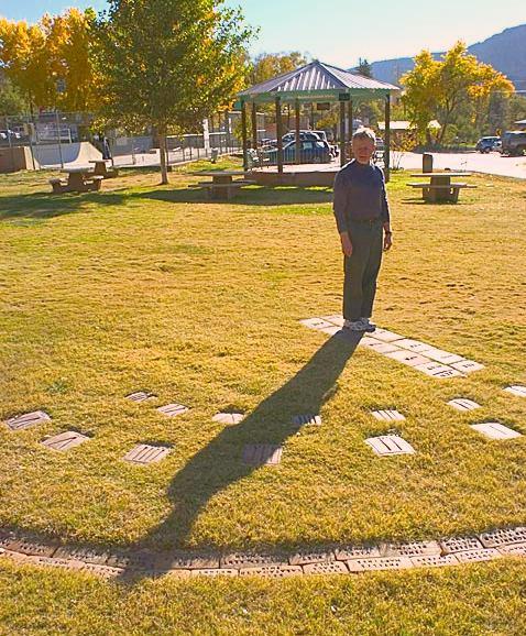 [ Human Sundial at Jemez Springs, USA ]