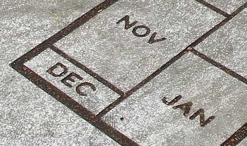 [ Close-up view of the 'terrazzo' surface ]