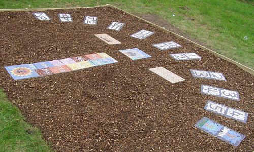 [ A layout by 'Mosaic Madness', at a school in Bath ]